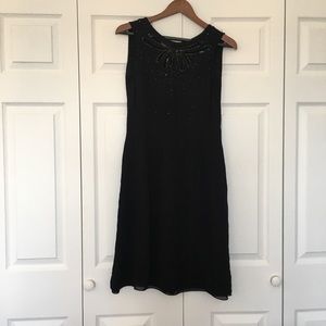 Armani black dress with sequence size 6